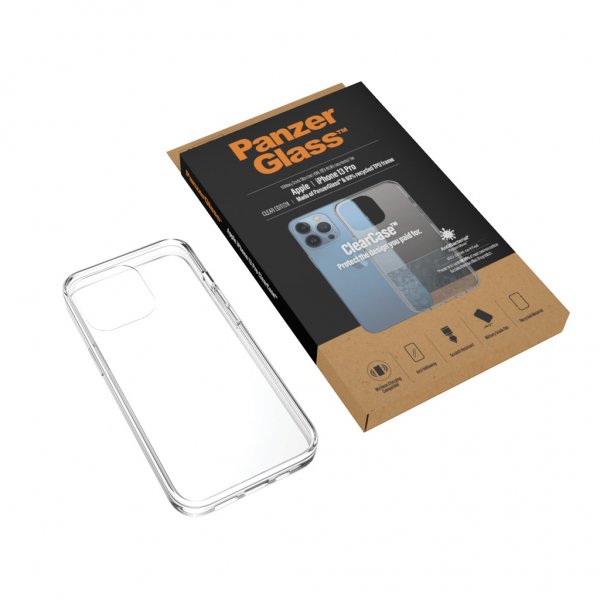 PanzerGlass iPhone 13 Pro ClearCase -läpinäkyvä kuori
