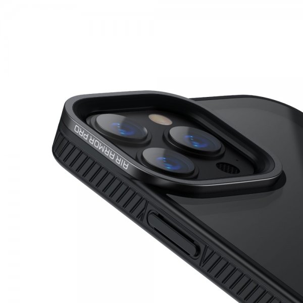 Baseus iPhone 13 Pro -suojakuori Crystal Series, musta