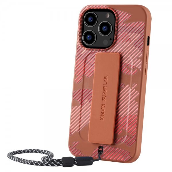 X-Level iPhone 13 Pro Suojakuori Explorer Series Ruskea