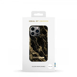 Ideal of Sweden iPhone 13 Pro Fashion Case Golden Smoke Marble