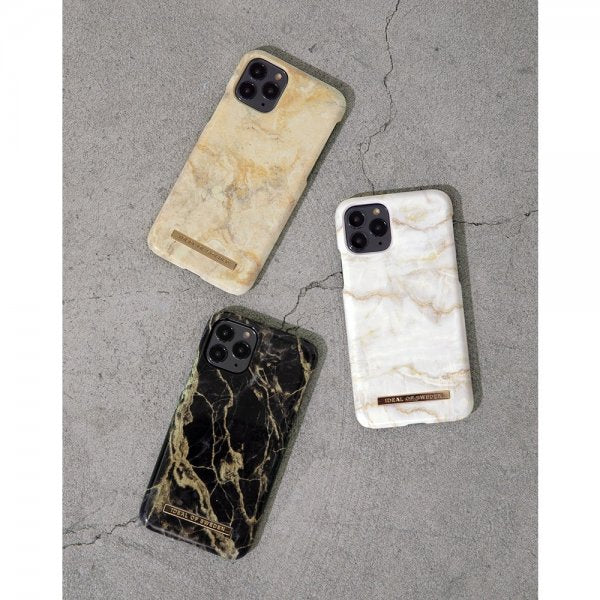 Ideal of Sweden iPhone 13 Pro Fashion Case Golden Smoke Marble