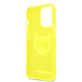 Karl Lagerfeld iPhone 13 Pro -kuori, keltainen Fluo