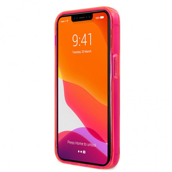 Karl Lagerfeld iPhone 13 Pro Suojakuori Fluo Pink