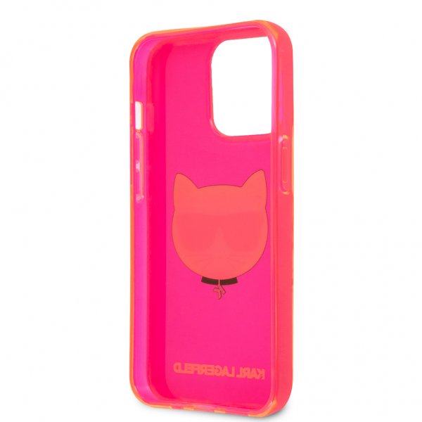Karl Lagerfeld iPhone 13 Pro Suojakuori Fluo Pink