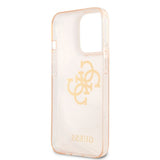 Guess iPhone 13 Pro -suojakuori, kokonaan kimalteleva, kulta
