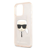 Karl Lagerfeld iPhone 13 Pro Suojakuori Full Glitter Kulta