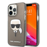 Karl Lagerfeld iPhone 13 Pro Suojakuori Täysglitter Musta