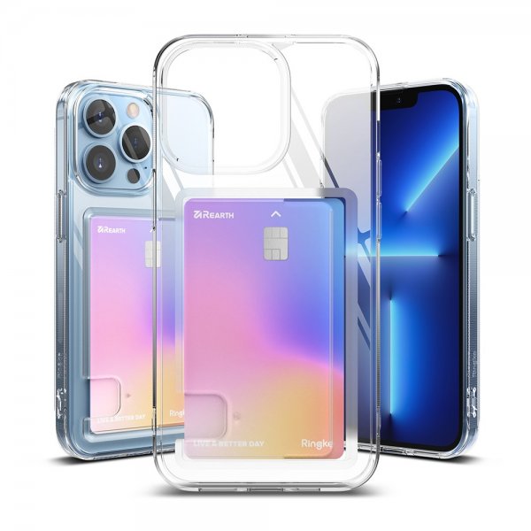 Ringke iPhone 13 Pro Suojakuori Fusion Card Clear
