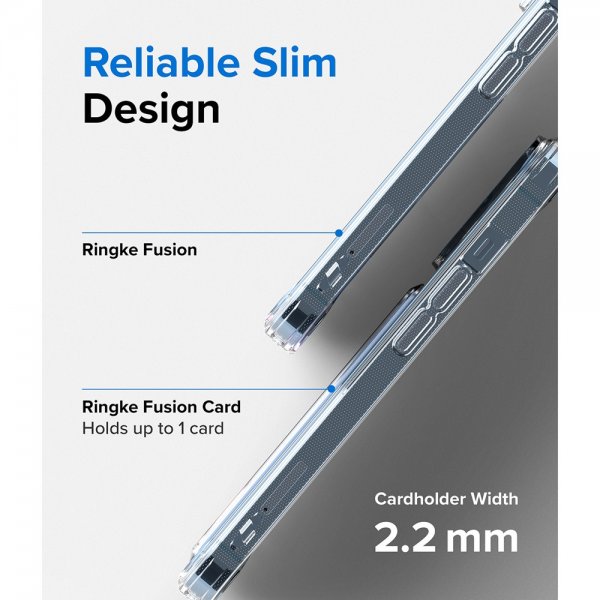 Ringke iPhone 13 Pro Suojakuori Fusion Card Clear