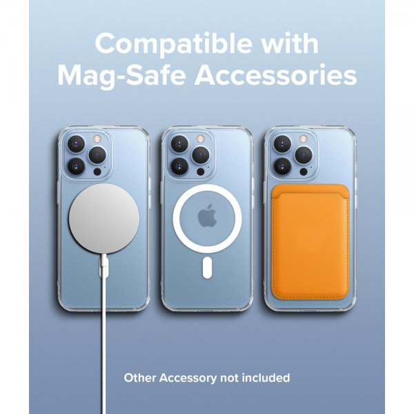 Ringke iPhone 13 Pro -suojakuori Fusion Magnetic MagSafe Matte Clear