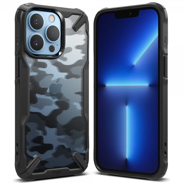 Ringke iPhone 13 Pro Suojakuori Fusion-X Camo Black