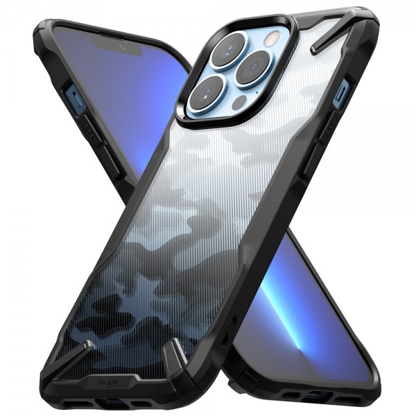 Ringke iPhone 13 Pro Suojakuori Fusion-X Camo Black