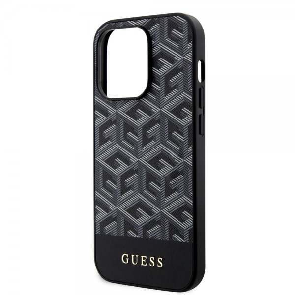 Guess iPhone 13 Pro -suojakuori G Cube MagSafe, musta