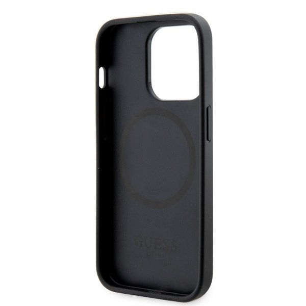 Guess iPhone 13 Pro -suojakuori G Cube MagSafe, musta