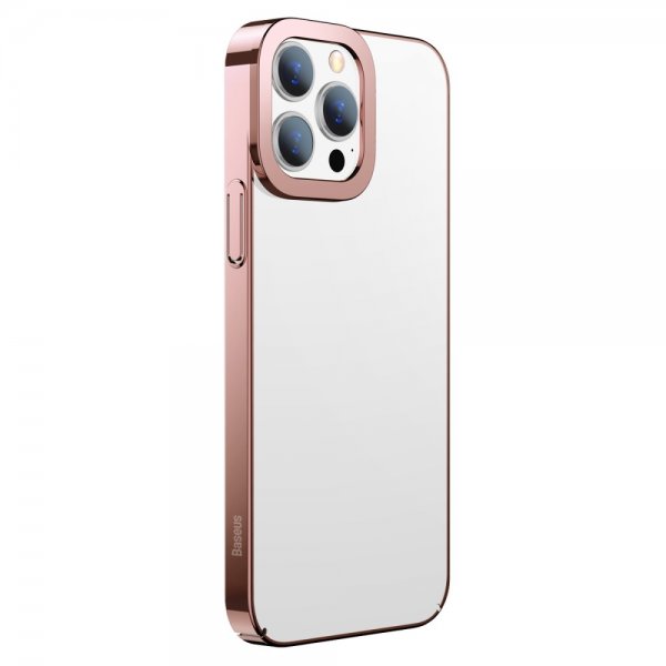 Baseus iPhone 13 Pro Suojakuori Glitter Series Ruusu