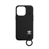 Adidas iPhone 13 Pro -suojakuori, jossa käsihihna, musta