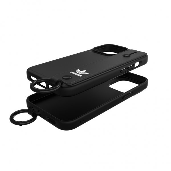 Adidas iPhone 13 Pro -suojakuori, jossa käsihihna, musta