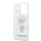 Karl Lagerfeld iPhone 13 Pro kuori Iconic Flower läpinäkyvä