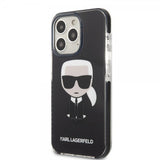 Karl Lagerfeld iPhone 13 Pro kuori Iconic Full Body Musta