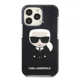 Karl Lagerfeld iPhone 13 Pro kuori Iconic Full Body Musta