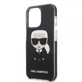 Karl Lagerfeld iPhone 13 Pro kuori Iconic Full Body Musta