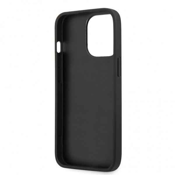 Karl Lagerfeld iPhone 13 Pro -suojakuori Karl & Choupette Embossed Fuschia
