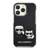 Karl Lagerfeld iPhone 13 Pro Suojakuori Karl & Choupette Musta