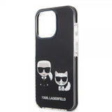 Karl Lagerfeld iPhone 13 Pro Suojakuori Karl & Choupette Musta