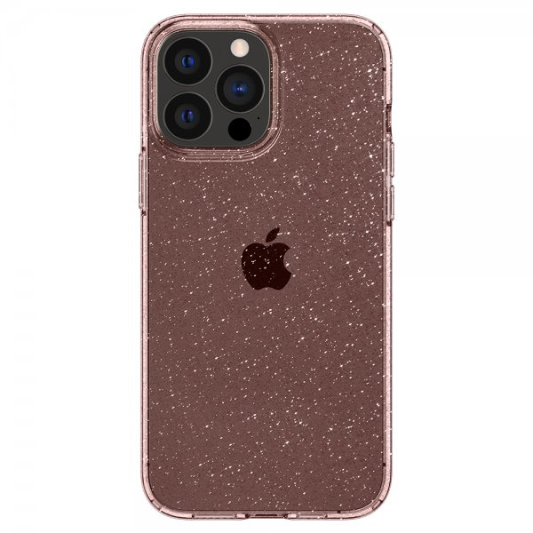 Spigen iPhone 13 Pro Suojakuori Liquid Crystal Glitter Rose Quartz