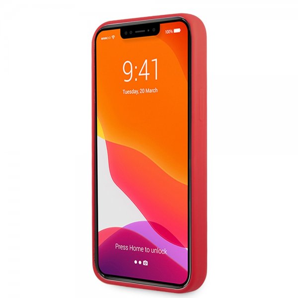 Lacoste iPhone 13 Pro Suojakuori Liquid Silicone Glossy Logo Punainen