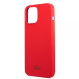 Lacoste iPhone 13 Pro Suojakuori Liquid Silicone Glossy Logo Punainen