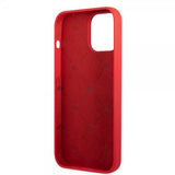 Lacoste iPhone 13 Pro Suojakuori Liquid Silicone Glossy Logo Punainen