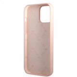 Lacoste iPhone 13 Pro -kuori, Liquid Silicone Glossy Logo, vaaleanpunainen