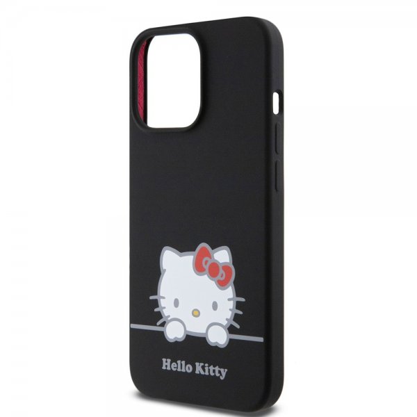 Hello Kitty iPhone 13 Pro Kuori Nestemäinen Silikoni Musta