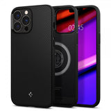 Spigen iPhone 13 Pro -suojakuori Mag Armor Mattamusta