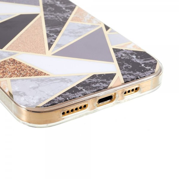 iPhone 13 Pro Kuori Marmorikuvio Mustavalkoinen