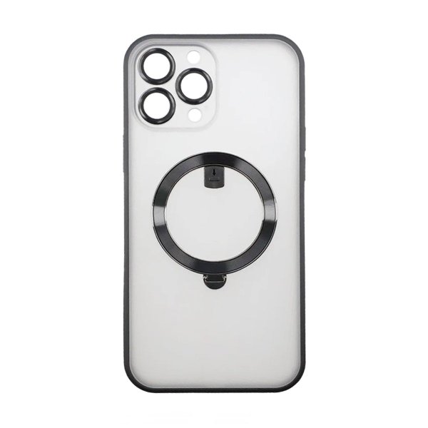 Rvelon iPhone 13 Pro -kuori MagSafe-rengas musta