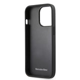 Mercedes Benz iPhone 13 Pro Kuori Metallilogo Musta