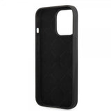 Guess iPhone 13 Pro Suojakuori Metal Triangle Musta