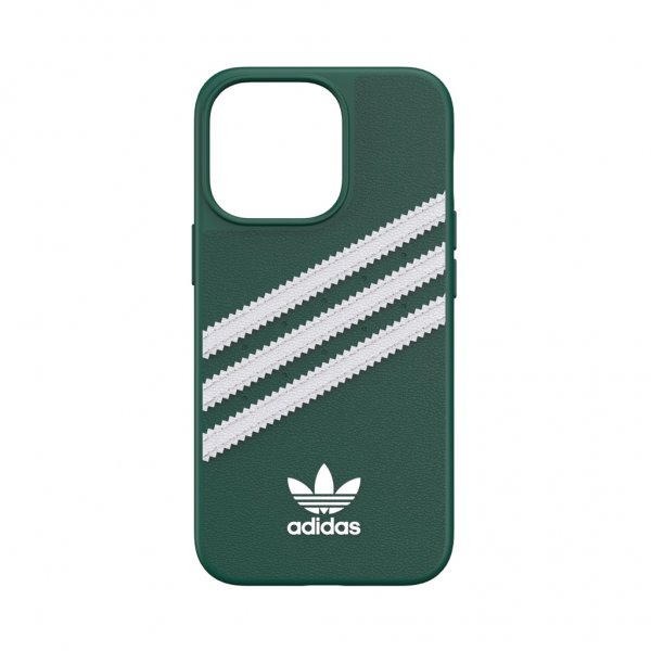 Adidas iPhone 13 Pro -suojakotelo, muotoiltu, PU, Collegiate Green