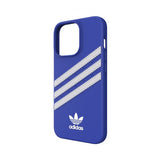 Adidas iPhone 13 Pro -suojakuori, muotoonvalettu PU Collegiate Royal