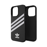 Adidas iPhone 13 Pro -muotoiltu PU-suojakuori, musta