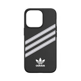Adidas iPhone 13 Pro -muotoiltu PU-suojakuori, musta