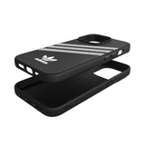 Adidas iPhone 13 Pro -muotoiltu PU-suojakuori, musta