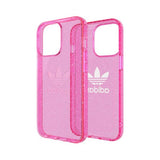 Adidas iPhone 13 Pro Suojakuori Protective Clear Case Glitter Ruusukulta
