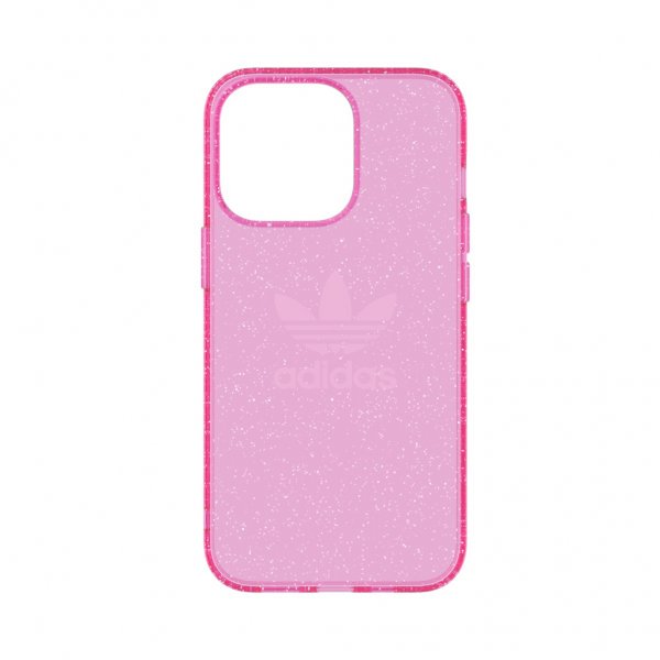 Adidas iPhone 13 Pro Suojakuori Protective Clear Case Glitter Ruusukulta