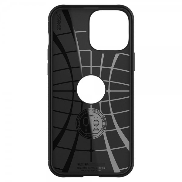 Spigen iPhone 13 Pro -suojakuori, Rugged Armor, mattamusta