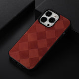 iPhone 13 Pro Kuori Ruudukko Ruskea