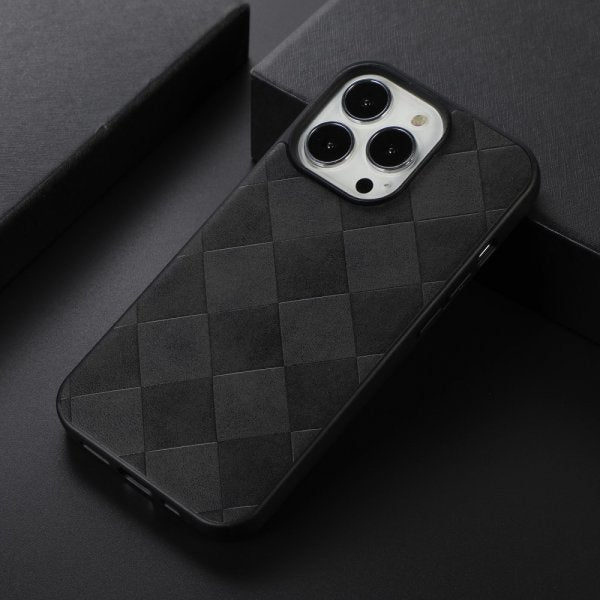 iPhone 13 Pro Kuori Ruutukuvio Musta