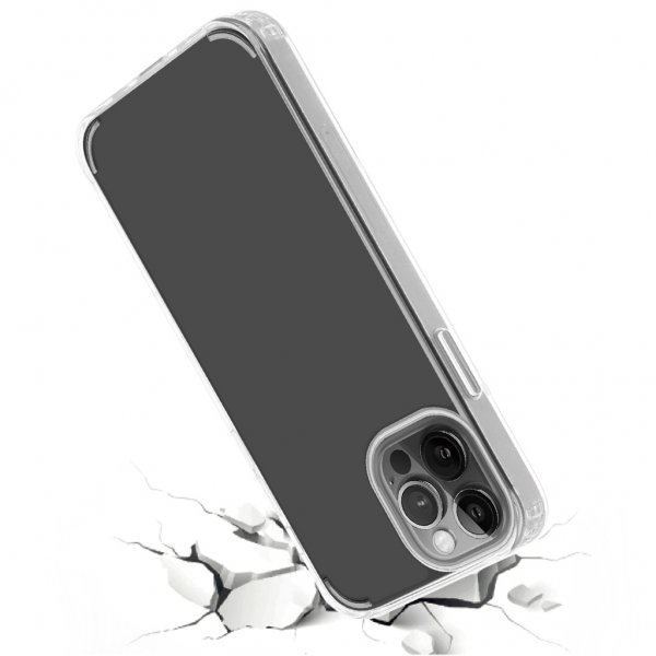 Vivanco iPhone 13 Pro -suojakuori Safe & Steady, läpinäkyvä